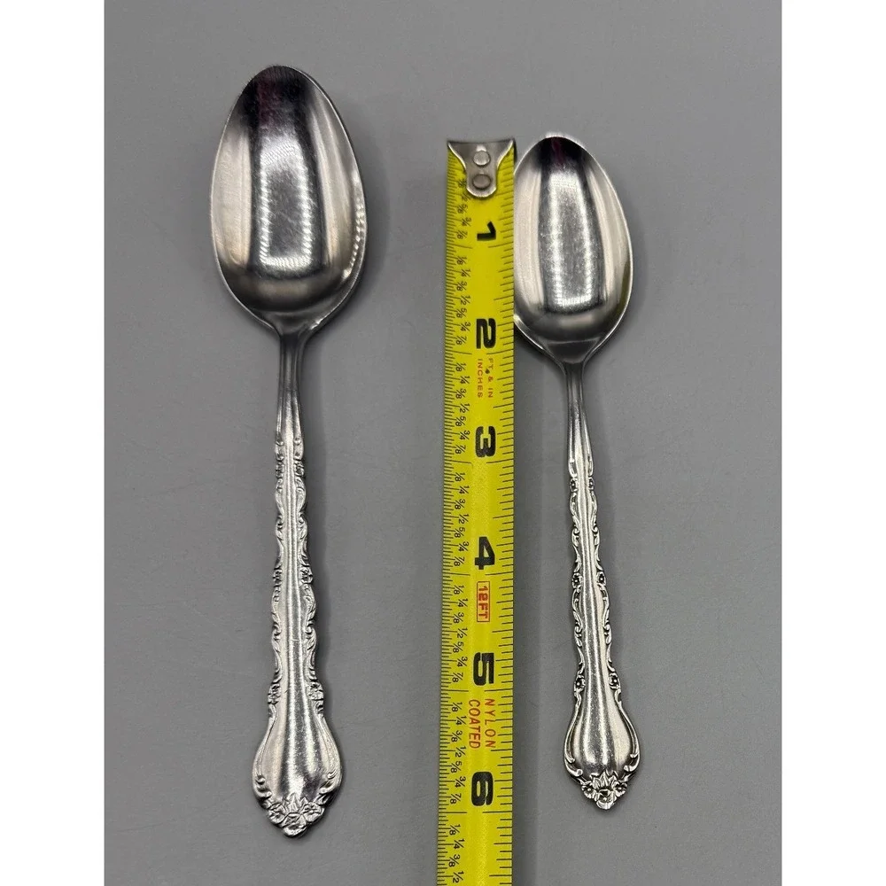 International Stainless Deluxe Gigi Spoon Set 20pc 16 Teaspoon 4 Soup Spoon